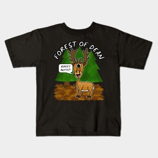 Forest Of Dean Deer Funny Gloucestershire Kids T-Shirt